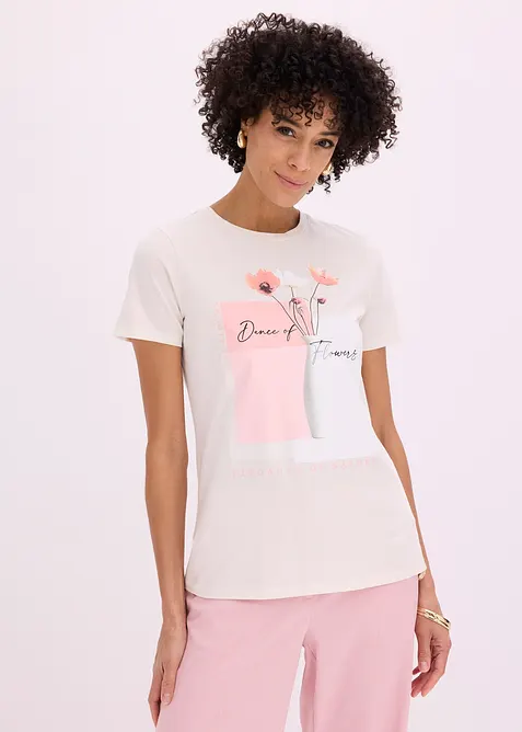 T-shirt en coton, bonprix