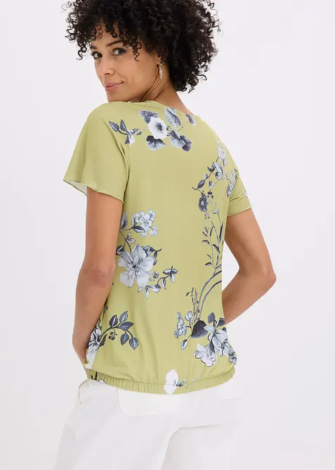 Shirt mit elastischem Saum, bonprix