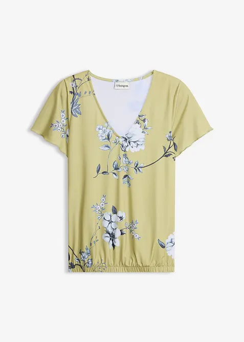 Shirt mit elastischem Saum, bonprix