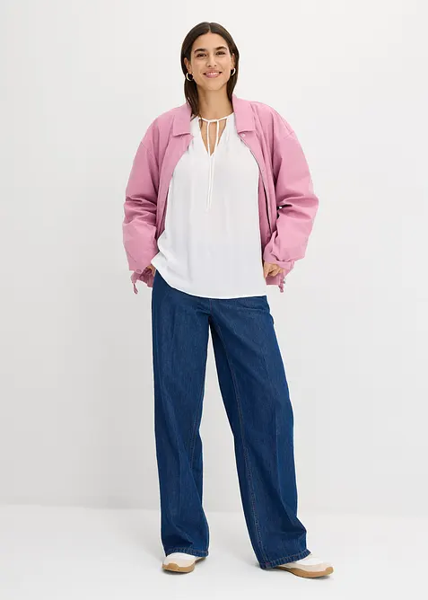 Tunikabluse aus flie&szlig;ender Viskose, bonprix