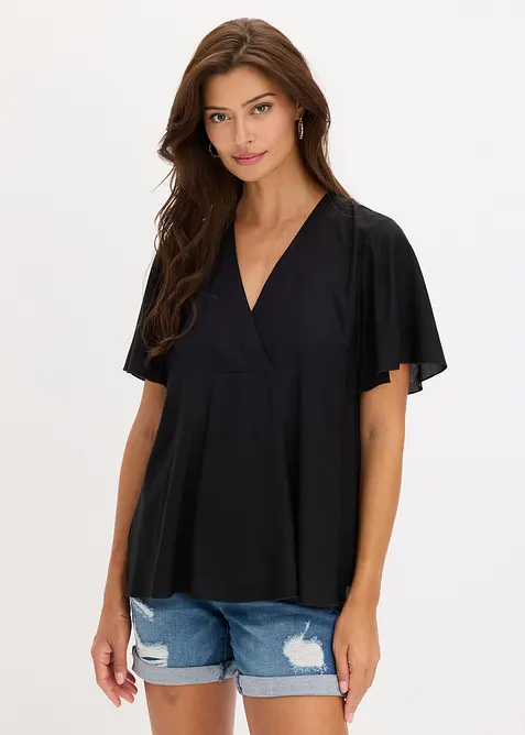 Bluse aus flie&szlig;ender Viskose, bonprix