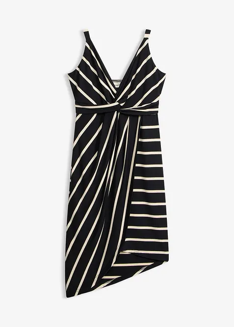 Jerseykleid mit tiefem Ausschnitt, bonprix