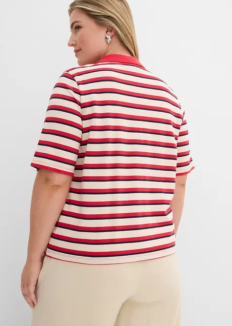 Polo en maille piqu&eacute;e 100% coton, bonprix