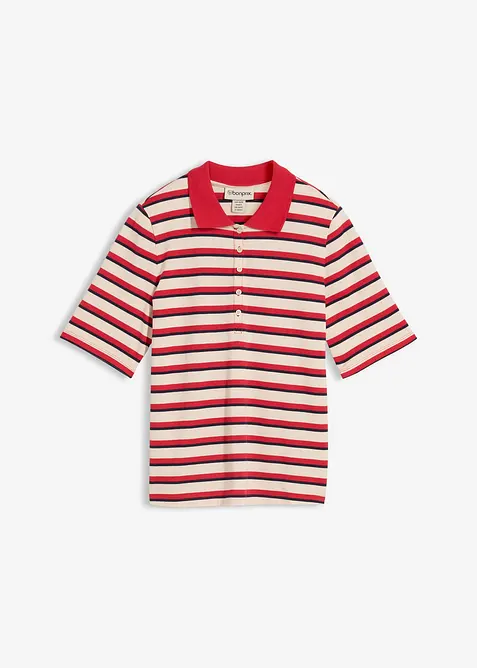 Polo en maille piqu&eacute;e 100% coton, bonprix