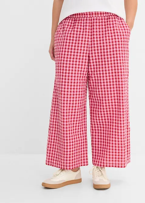 Pantalon large 100% coton, bonprix