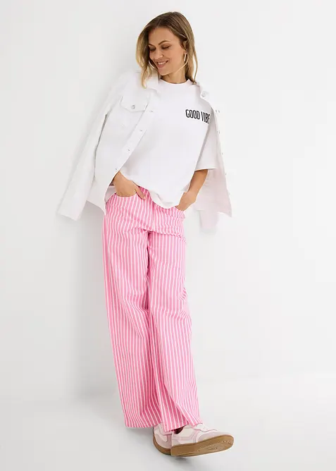 Oversize-Shirt aus reiner Bio-Baumwolle, bonprix