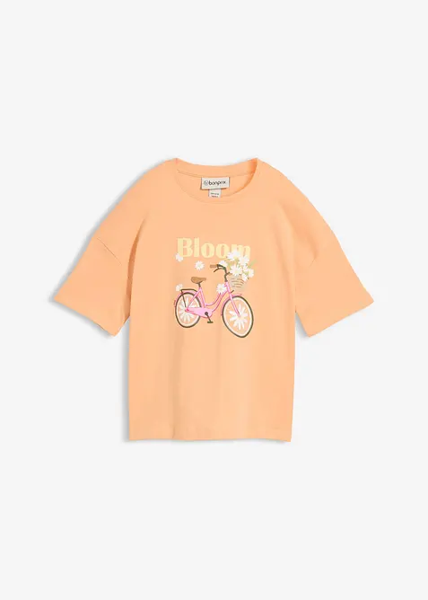 Lockeres T-Shirt aus reiner Baumwolle, bonprix