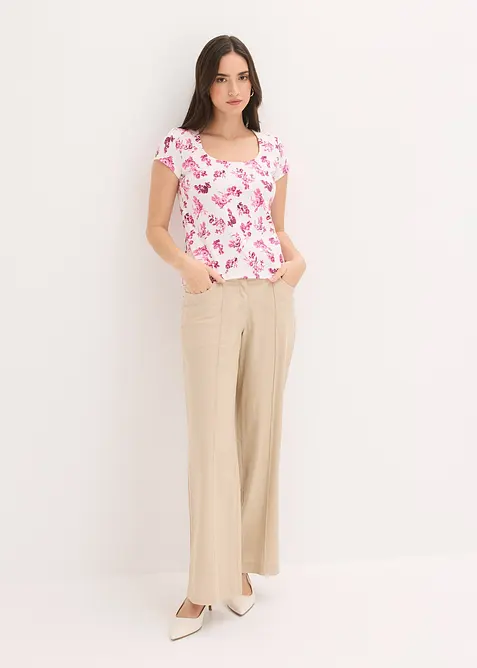 Shirt aus elastischer Baumwolle, bonprix