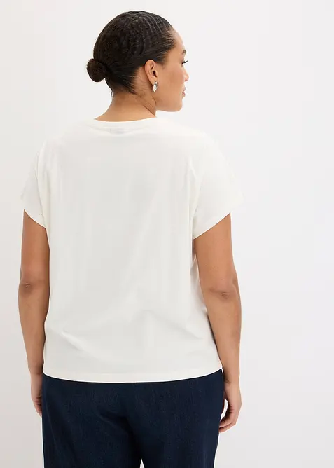T-shirt en coton extensible, bonprix