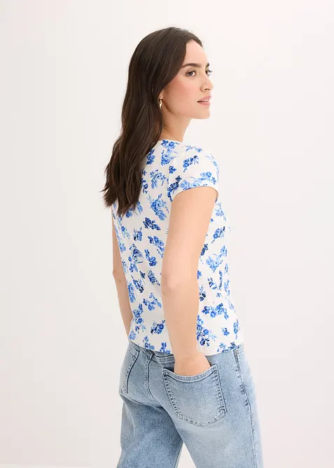 T-shirt en coton extensible, bonprix