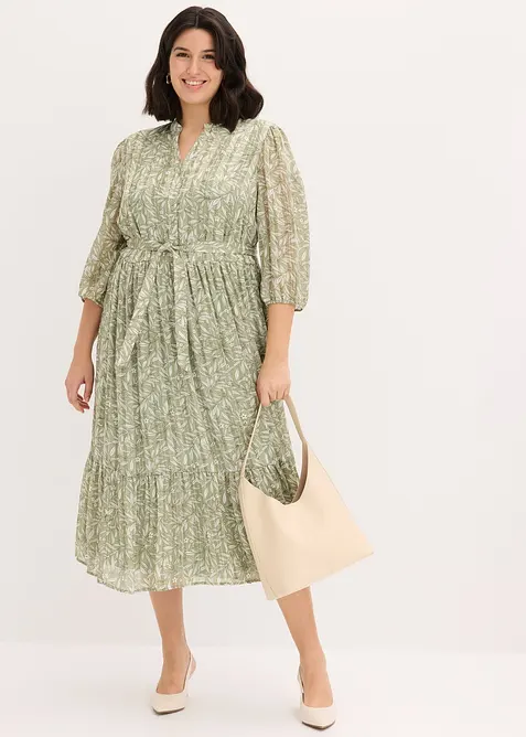 Robe en mousseline, bonprix