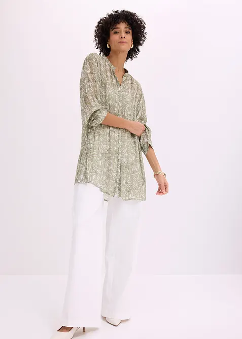 Chiffon Longbluse, bonprix