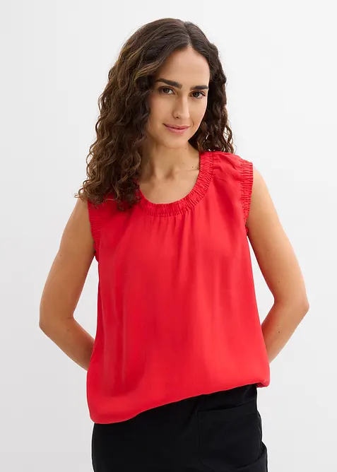 Blusentop aus Viskose-Mix, bonprix