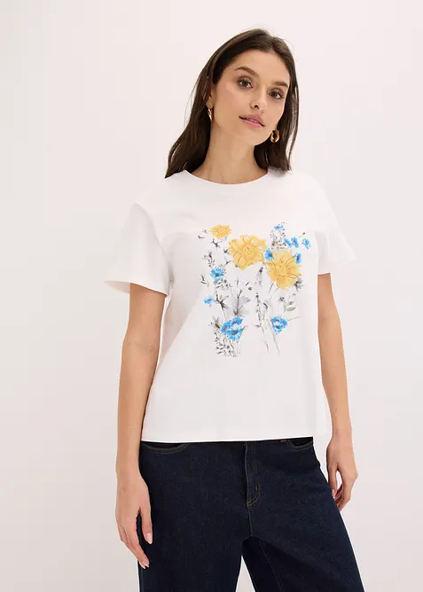 Shirt aus reiner Baumwolle, bonprix