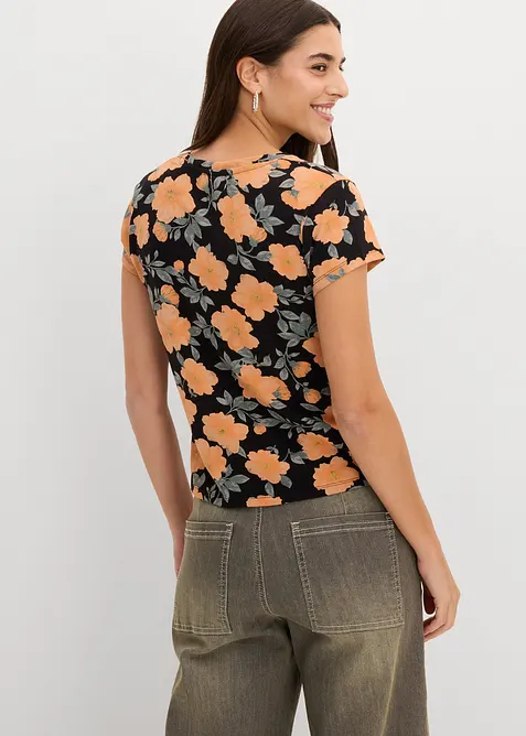 T-Shirt aus reiner Baumwolle, bonprix