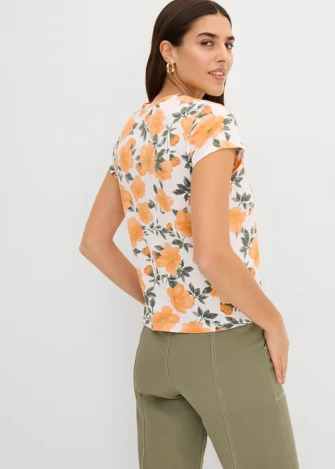 T-Shirt aus reiner Baumwolle, bonprix