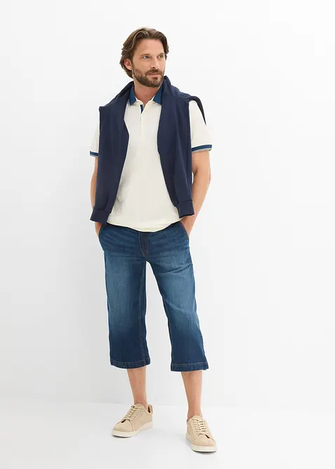 Jean 3/4 l&eacute;ger et extensible, regular, bonprix