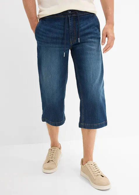 Jean 3/4 l&eacute;ger et extensible, regular, bonprix