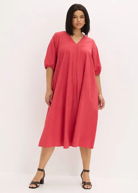 Robe midi 100% coton, bonprix