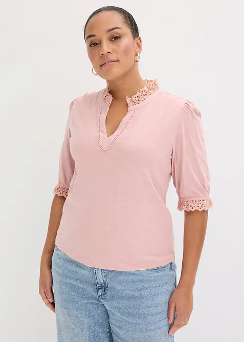 T-shirt manches longues 100% coton, bonprix