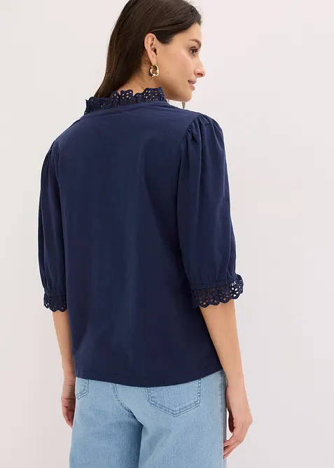 Langarmshirt aus reiner Baumwolle, bonprix