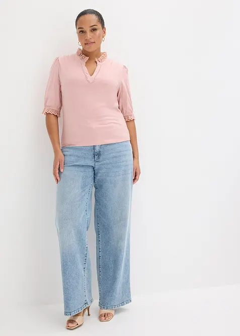 T-shirt manches longues 100% coton, bonprix