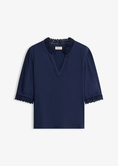 Langarmshirt aus reiner Baumwolle, bonprix