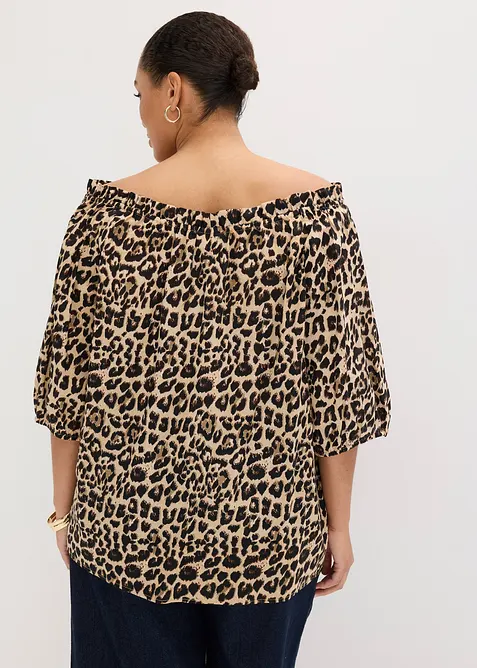 Blouse manches courtes 100% coton, bonprix