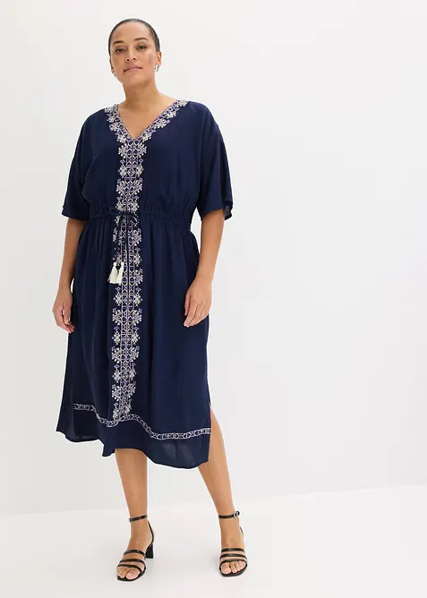 Robe midi en viscose fluide, bonprix