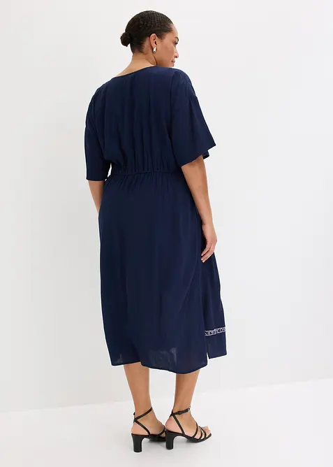 Robe midi en viscose fluide, bonprix
