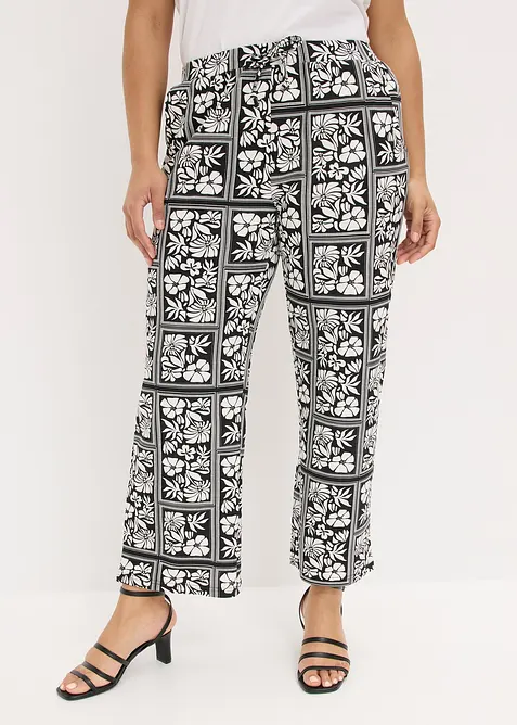 Jersey-Hose aus Punto di Roma, bonprix