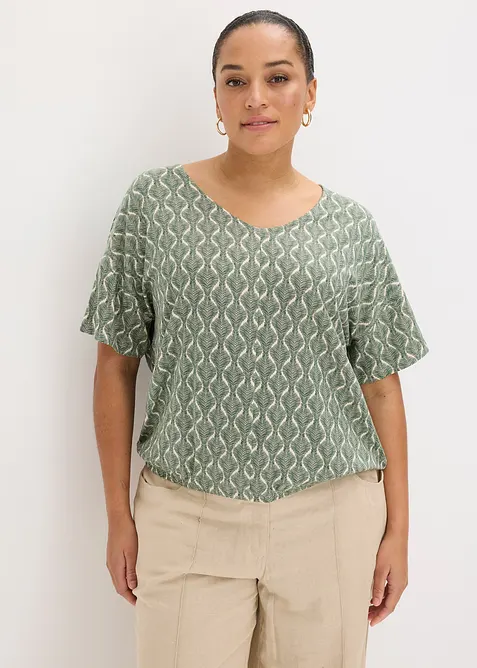 T-shirt oversize en viscose extensible, bonprix