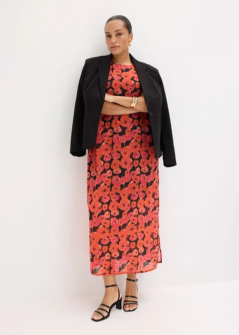 Langes Chiffonkleid, bonprix