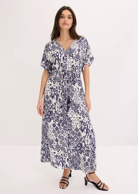 Maxikleid aus flie&szlig;ender Viskose, bonprix