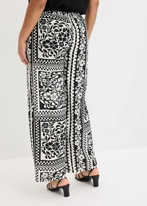 Schlupfhose aus flie&szlig;endem Viskose-Mix, bonprix