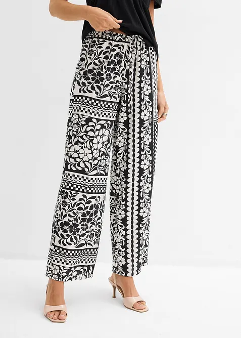 Schlupfhose aus flie&szlig;endem Viskose-Mix, bonprix