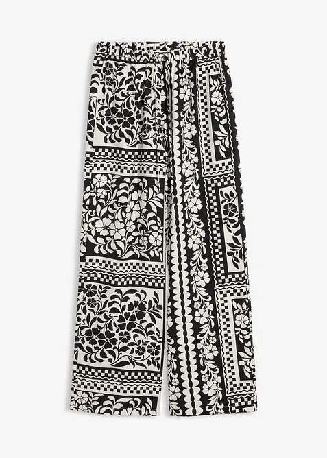 Schlupfhose aus flie&szlig;endem Viskose-Mix, bonprix