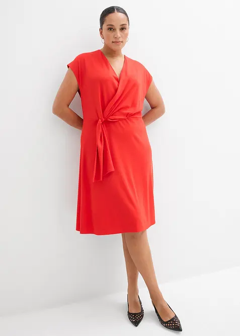Robe midi en Punto di Roma, bonprix