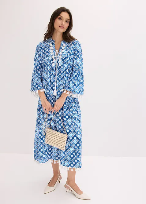 Tunika-Kleid aus flie&szlig;ender Viskose, bonprix