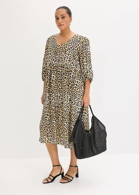 Robe-tunique fluide en viscose majoritaire, bonprix