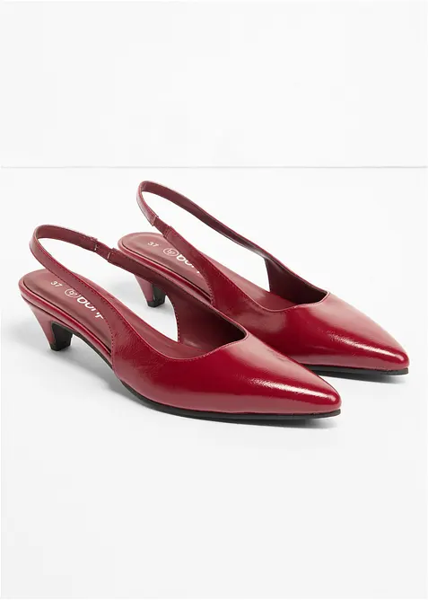 Escarpins slingback &agrave; talon bas, bonprix