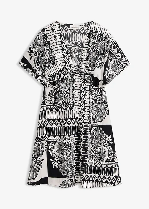 Minikleid mit tiefem Ausschnitt, bonprix