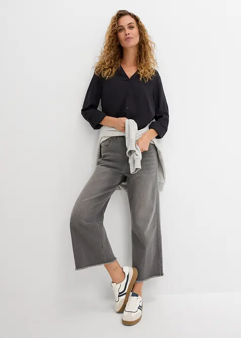 Bluse aus flie&szlig;ender Viskose, bonprix