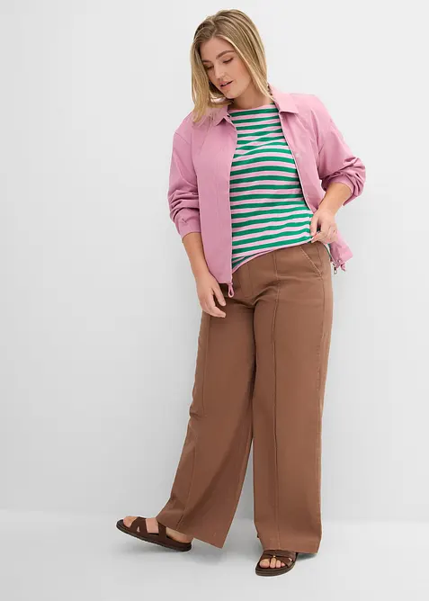 T-shirt &agrave; encolure bateau, bonprix