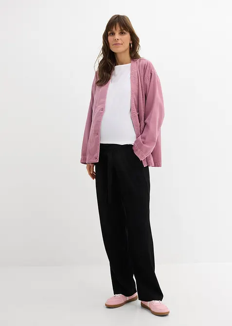 Pantalon de grossesse loose et confortable en cr&ecirc;pe de viscose, bonprix