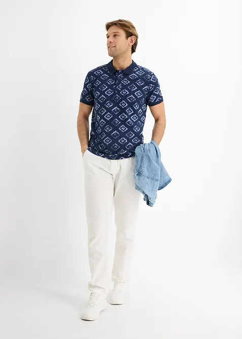 Polo slim en jersey, bonprix