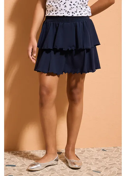 Jupe-short en jersey de coton, bonprix