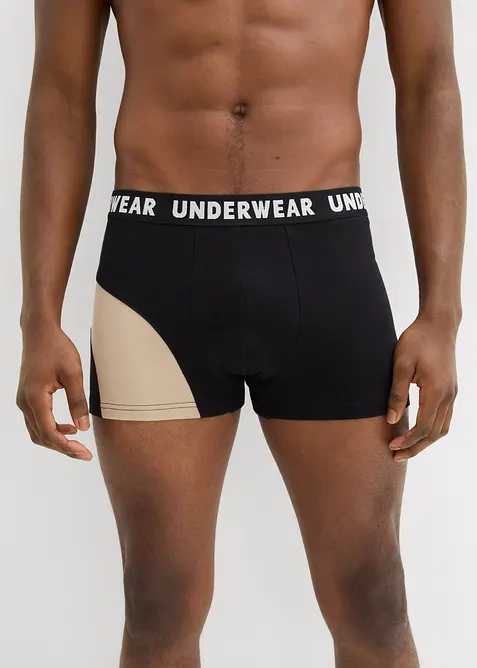 Lot de 3 boxers coton, bonprix