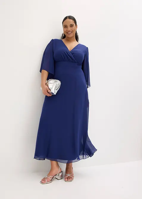 Robe de soir&eacute;e en mousseline, bonprix