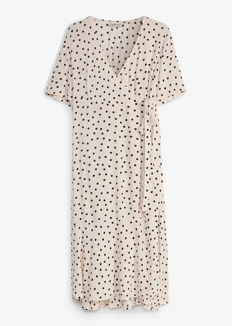 Robe fluide de grossesse et d&rsquo;allaitement en cr&ecirc;pe de viscose, bonprix